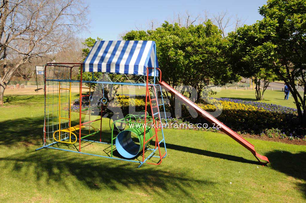 Senior See Saw + 3m Steel Slide 